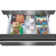 Frigidaire Professional 36-inch, 26.3 cu. ft. Freestanding French 4-Door Refrigerator with Custom-Flex® Temperature Drawer PRMS2790BF