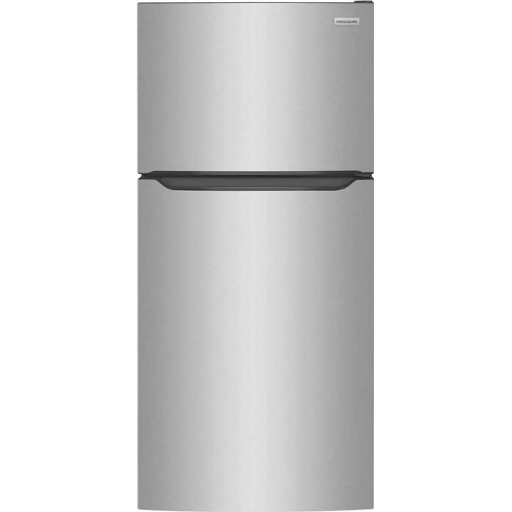 Frigidaire 30-inch, 18.3 cu. ft. Freestanding Top Freezer Refrigerator with LED Lighting FFHT1835XS