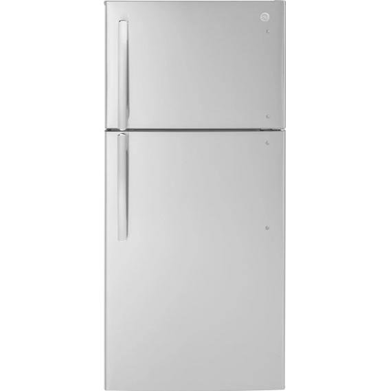 GE 30-inch, 18.3 cu. ft. Freestanding Top Freezer Refrigerator GTE18NSWRSS