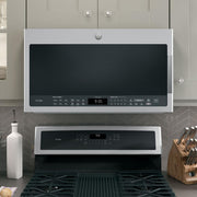 GE 2.1 Cu. Ft. Over-the-Range Sensor Microwave Oven Steel + 2 Year Warranty