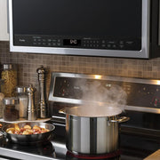 GE 2.1 Cu. Ft. Over-the-Range Sensor Microwave Oven Steel + 2 Year Warranty