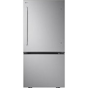 LG 33-inch, 26 cu. ft. Freestanding Bottom Freezer Refrigerator with Interior Ice Maker LB26H2200S