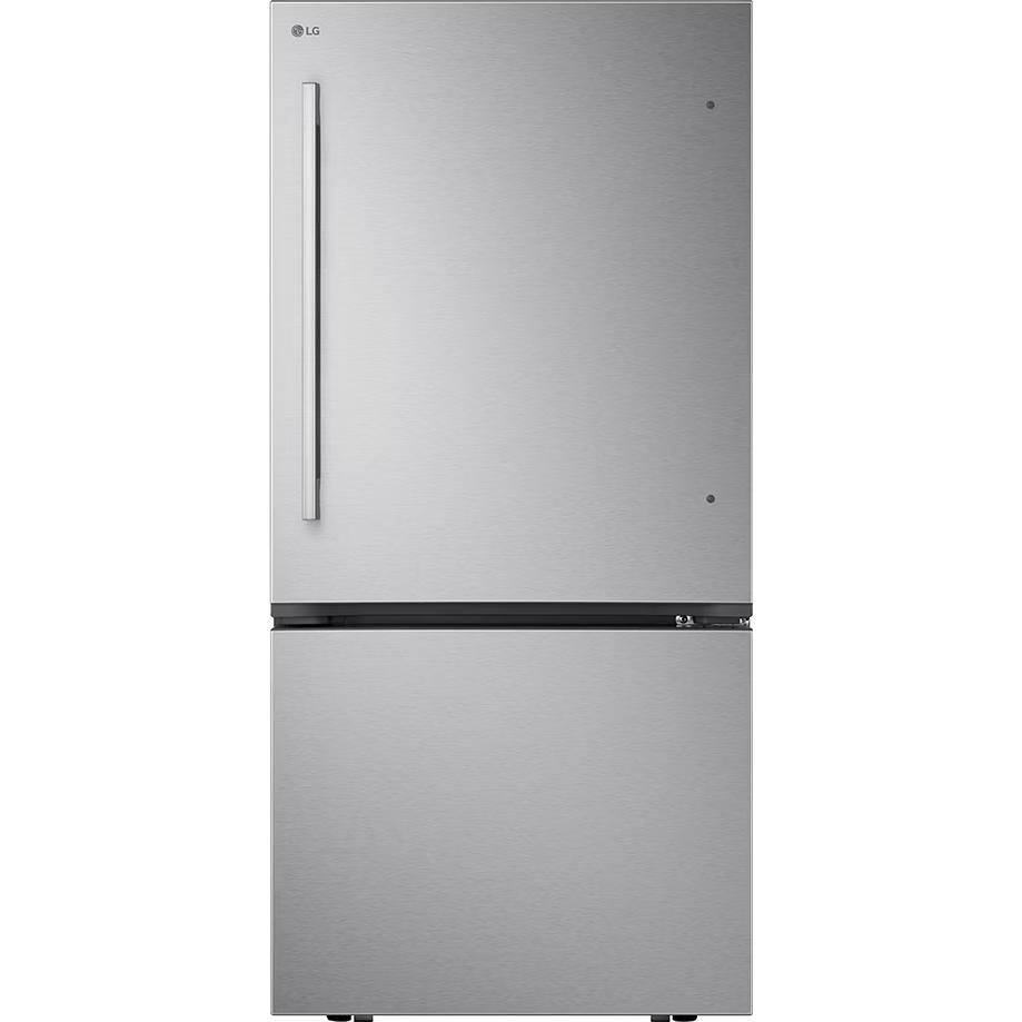 LG 33-inch, 26 cu. ft. Freestanding Bottom Freezer Refrigerator with Interior Ice Maker LB26H2200S