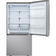 LG 33-inch, 26 cu. ft. Freestanding Bottom Freezer Refrigerator with Interior Ice Maker LB26H2200S