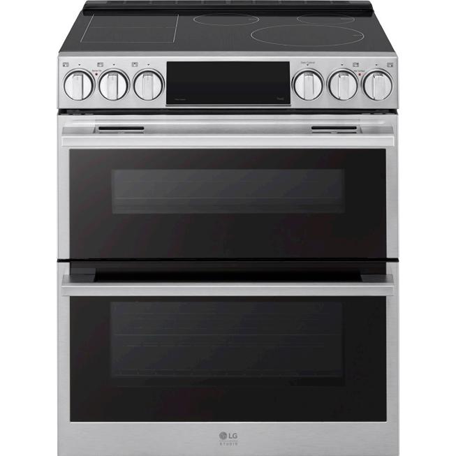 LG STUDIO 30-inch Slide-In Induction Range with ProBake® Convection LTIS7338XE