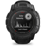 Garmin Instinct 2X Solar Rugged GPS Smartwatch, Tactical Edition, Black