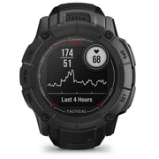 Garmin Instinct 2X Solar Rugged GPS Smartwatch, Tactical Edition, Black