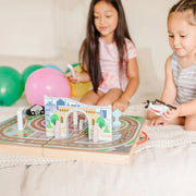 Melissa and Doug Take-Along Town Playset (18 Pieces)