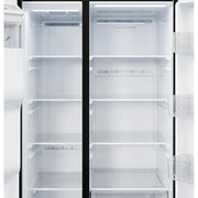 GE 36-inch, 27.9 cu. ft. Side-By-Side Refrigerator with Extra Tall Dispenser GSS28NYYFS