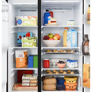 GE 36-inch, 27.9 cu. ft. Side-By-Side Refrigerator with Extra Tall Dispenser GSS28NYYFS