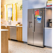 GE 36-inch, 27.7 cu. ft. Side-By-Side Refrigerator with Extra Tall Dispenser GSS28PYYFS