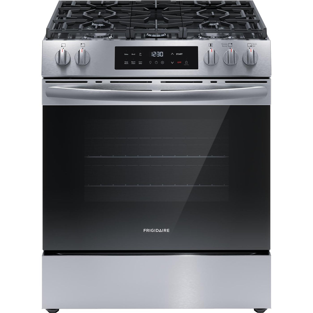 Frigidaire 30-inch Freestanding Gas Range with Air Fry FCFG3082BS