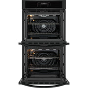 Frigidaire 27-inch, 7.6 cu. ft. Built-in Double Wall Oven with Air Fry FCWD2730AB