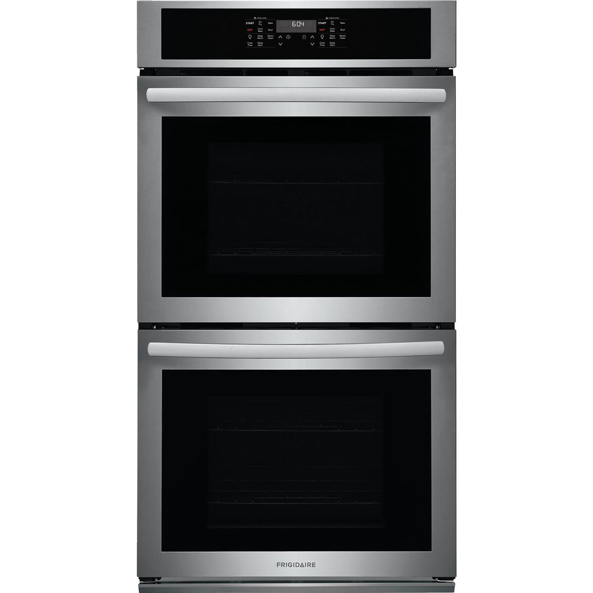 Frigidaire 27-inch, 7.6 cu. ft. Built-in Double Wall Oven with Air Fry FCWD2730AS