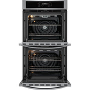 Frigidaire 27-inch, 7.6 cu. ft. Built-in Double Wall Oven with Air Fry FCWD2730AS