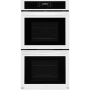 Frigidaire 27-inch, 7.6 cu. ft. Built-in Double Wall Oven with Air Fry FCWD2730AW
