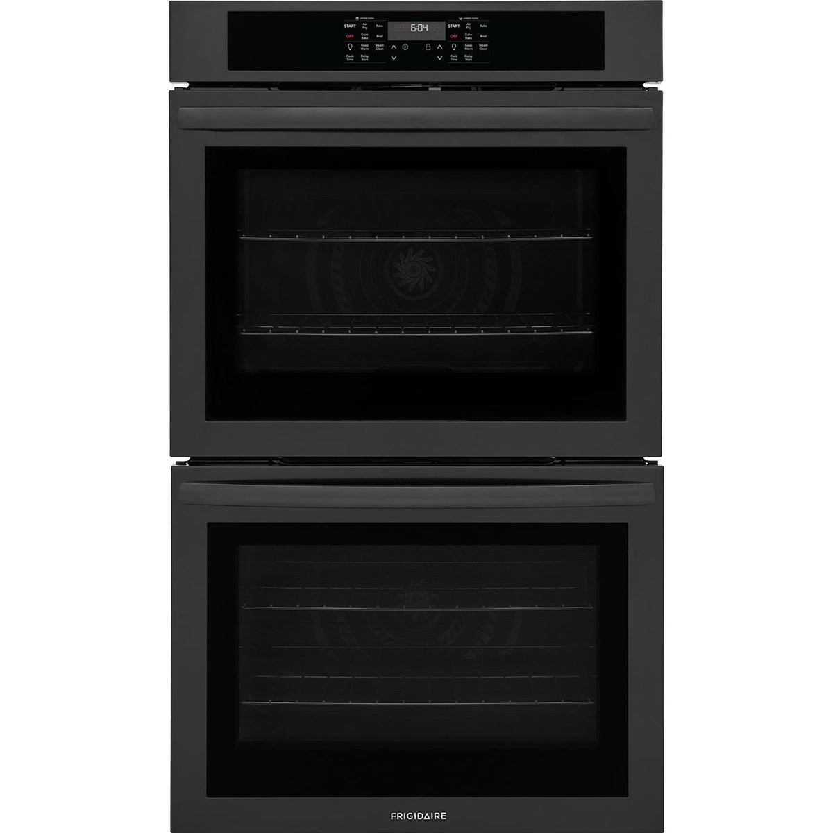 Frigidaire 30-inch, 10.6 cu. ft. Built-in Double Wall Oven with Air Fry FCWD3030AB