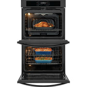 Frigidaire 30-inch, 10.6 cu. ft. Built-in Double Wall Oven with Air Fry FCWD3030AB