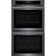 Frigidaire 30-inch, 10.6 cu. ft. Built-in Double Wall Oven with Air Fry FCWD3030AD