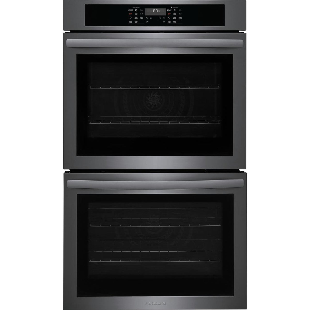 Frigidaire 30-inch, 10.6 cu. ft. Built-in Double Wall Oven with Air Fry FCWD3030AD
