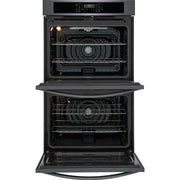 Frigidaire 30-inch, 10.6 cu. ft. Built-in Double Wall Oven with Air Fry FCWD3030AD