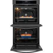 Frigidaire 30-inch, 10.6 cu. ft. Built-in Double Wall Oven with Air Fry FCWD3030AD
