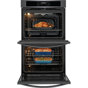 Frigidaire 30-inch, 10.6 cu. ft. Built-in Double Wall Oven with Air Fry FCWD3030AD