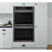 Frigidaire 30-inch, 10.6 cu. ft. Built-in Double Wall Oven with Air Fry FCWD3030AD