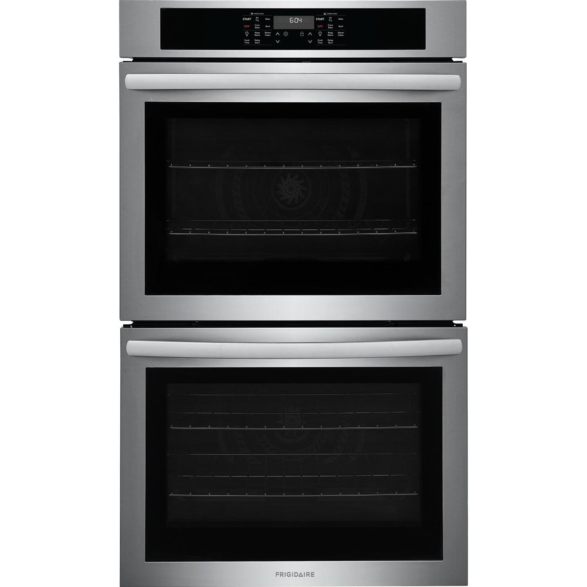 Frigidaire 30-inch, 10.6 cu. ft. Built-in Double Wall Oven with Air Fry FCWD3030AS