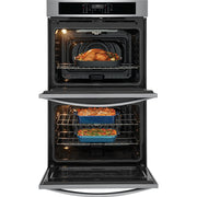 Frigidaire 30-inch, 10.6 cu. ft. Built-in Double Wall Oven with Air Fry FCWD3030AS