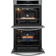 Frigidaire 30-inch, 10.6 cu. ft. Built-in Double Wall Oven with Air Fry FCWD303LAF