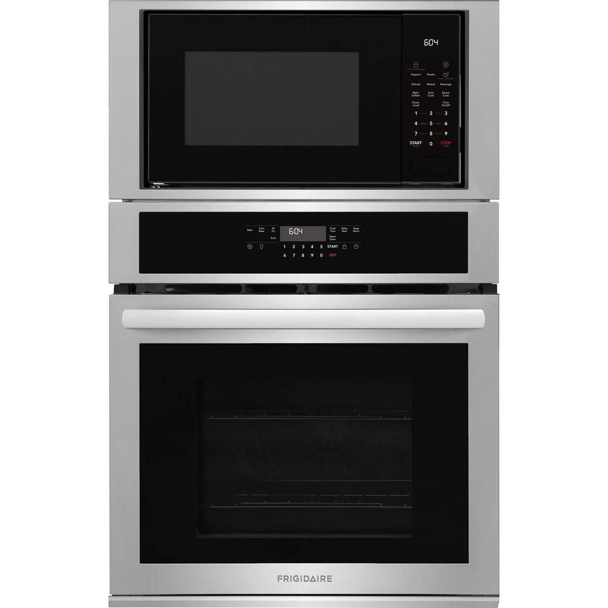 Frigidaire 27-inch built-in Microwave Combination Wall Oven with Air Fry FCWM2730AS