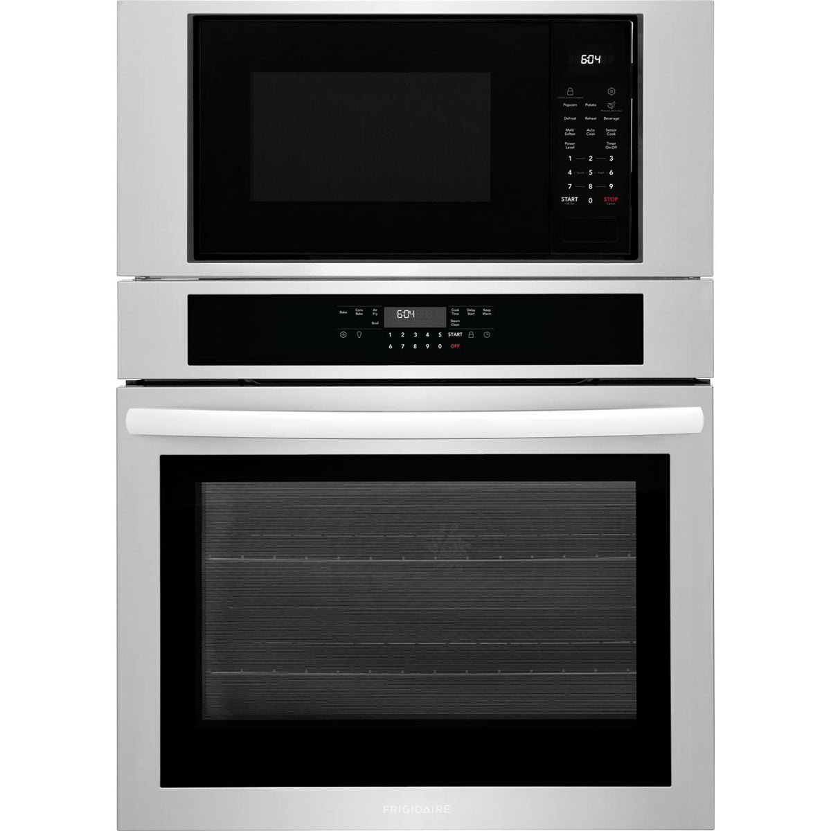 Frigidaire 30-inch built-in Microwave Combination Wall Oven with Air Fry FCWM3030AS