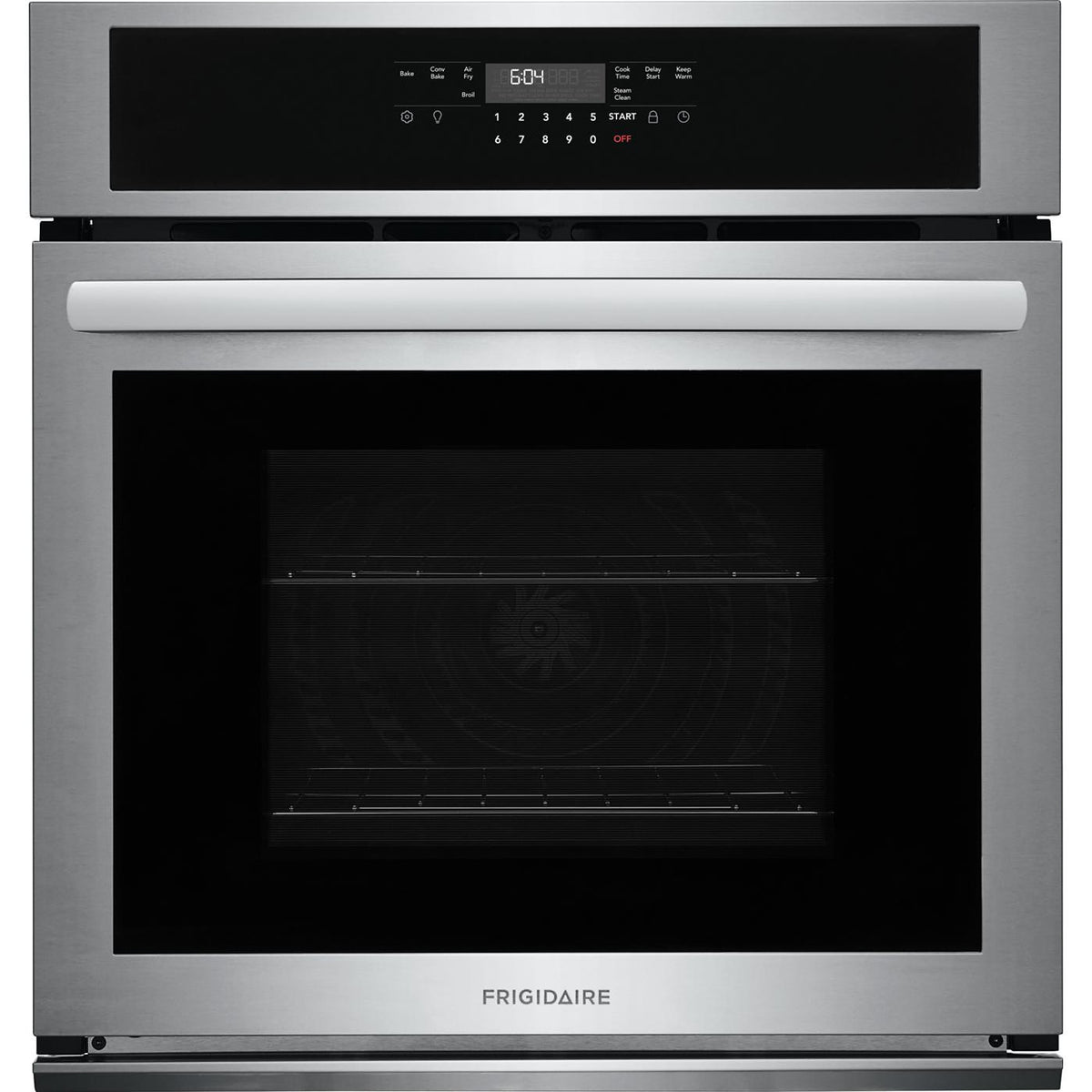 Frigidaire 27-inch, 3.8 cu. ft. Built-in Single Wall Oven with Air Fry FCWS2730AS
