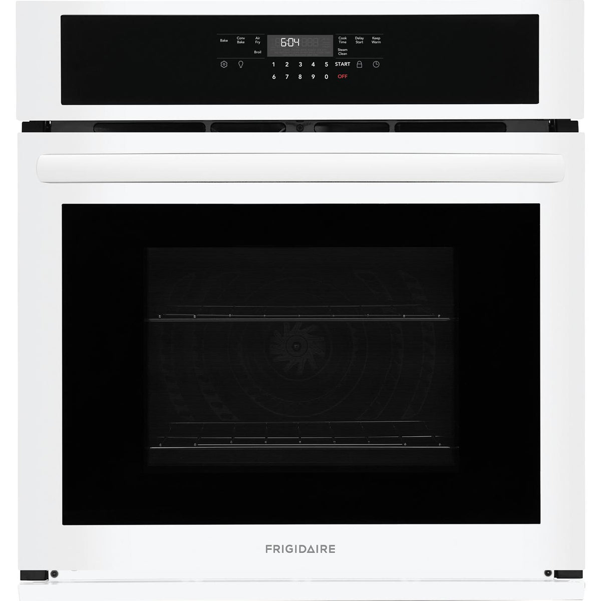 Frigidaire 27-inch, 3.8 cu. ft. Built-in Single Wall Oven with Air Fry FCWS2730AW