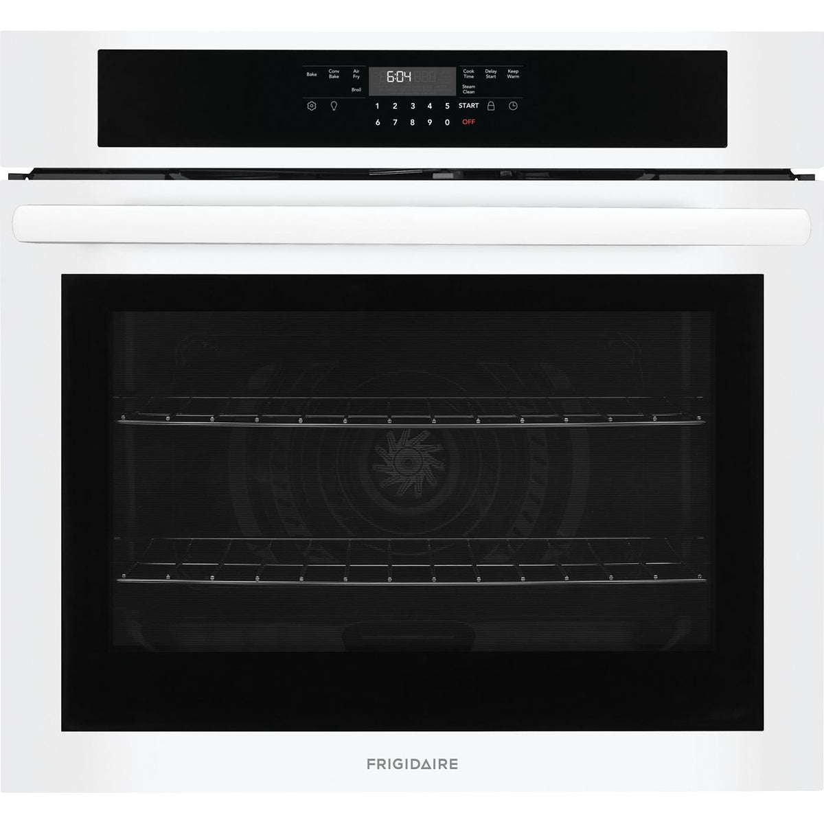 Frigidaire 30-inch, 5.3 cu. ft. Built-in Single Wall Oven with Air Fry FCWS3030AW