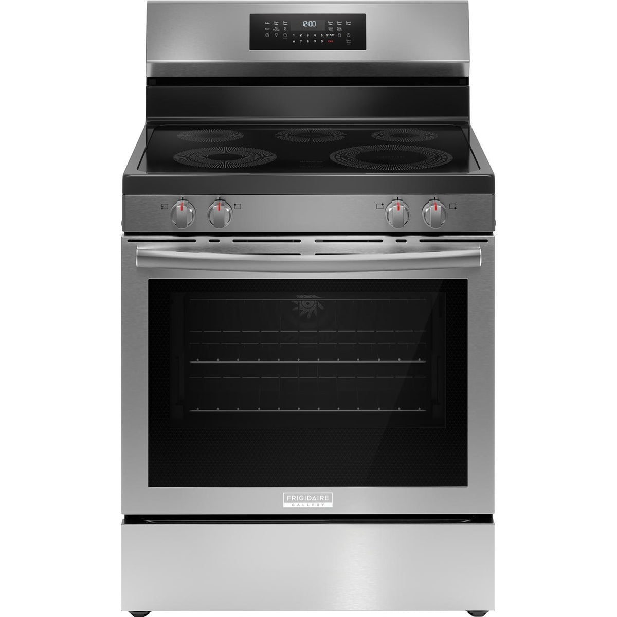 Frigidaire Gallery 30-inch Freestanding Electric Range with Air Fry Technology GCRE3059BF