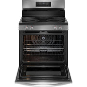 Frigidaire Gallery 30-inch Freestanding Electric Range with Air Fry Technology GCRE3059BF
