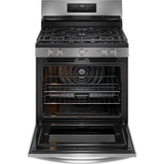 Frigidaire Gallery 30-inch Freestanding Gas Range with Air Fry Technology GCRG3059BF