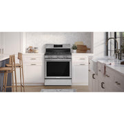 Frigidaire Gallery 30-inch Freestanding Gas Range with Air Fry Technology GCRG3059BF