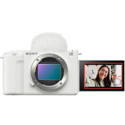 Sony ZV-E1 Full Frame Mirrorless Vlog Camera Body ILCZV-E1/W + Accessories Kit Bundle