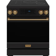 Thor Kitchen 30-inch Freestanding Induction/Electric Range with Tilt Panel RSI30B-BRZ