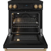 Thor Kitchen 30-inch Freestanding Induction/Electric Range with Tilt Panel RSI30B-BRZ