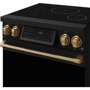 Thor Kitchen 30-inch Freestanding Induction/Electric Range with Tilt Panel RSI30B-BRZ
