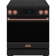 Thor Kitchen 30-inch Freestanding Induction/Electric Range with Tilt Panel RSI30B-RSG