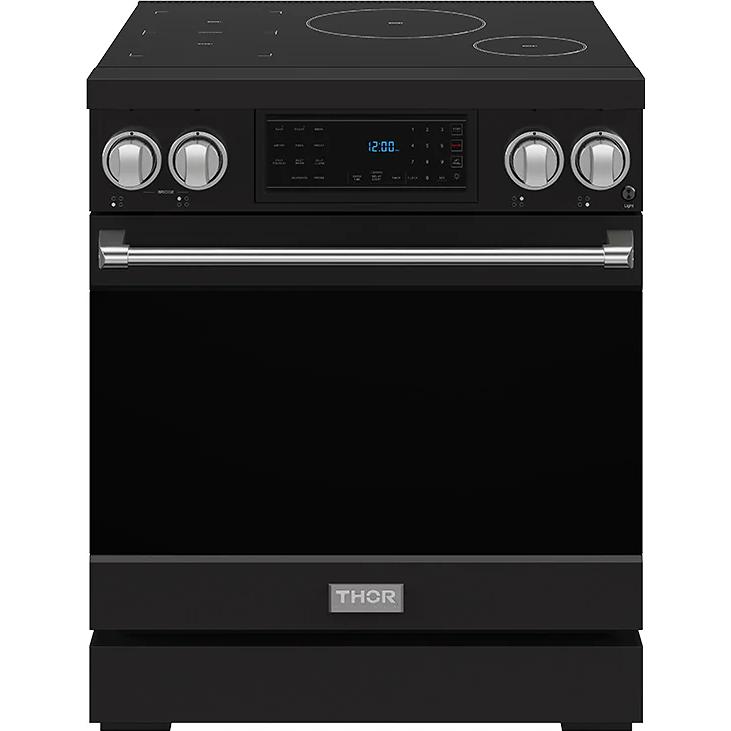Thor Kitchen 30-inch Freestanding Induction/Electric Range with Tilt Panel RSI30B-SS