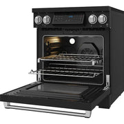 Thor Kitchen 30-inch Freestanding Induction/Electric Range with Tilt Panel RSI30B-SS