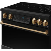Thor Kitchen 36-inch Freestanding Induction/Electric Range with Tilt Panel RSI36B-BRZ