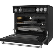 Thor Kitchen 36-inch Freestanding Induction/Electric Range with Tilt Panel RSI36B-SS