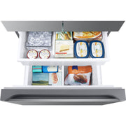 Samsung 33-inch, 25 cu.ft. Bespoke AI 3-Door French Door Refrigerator RF25C5A01SRAA